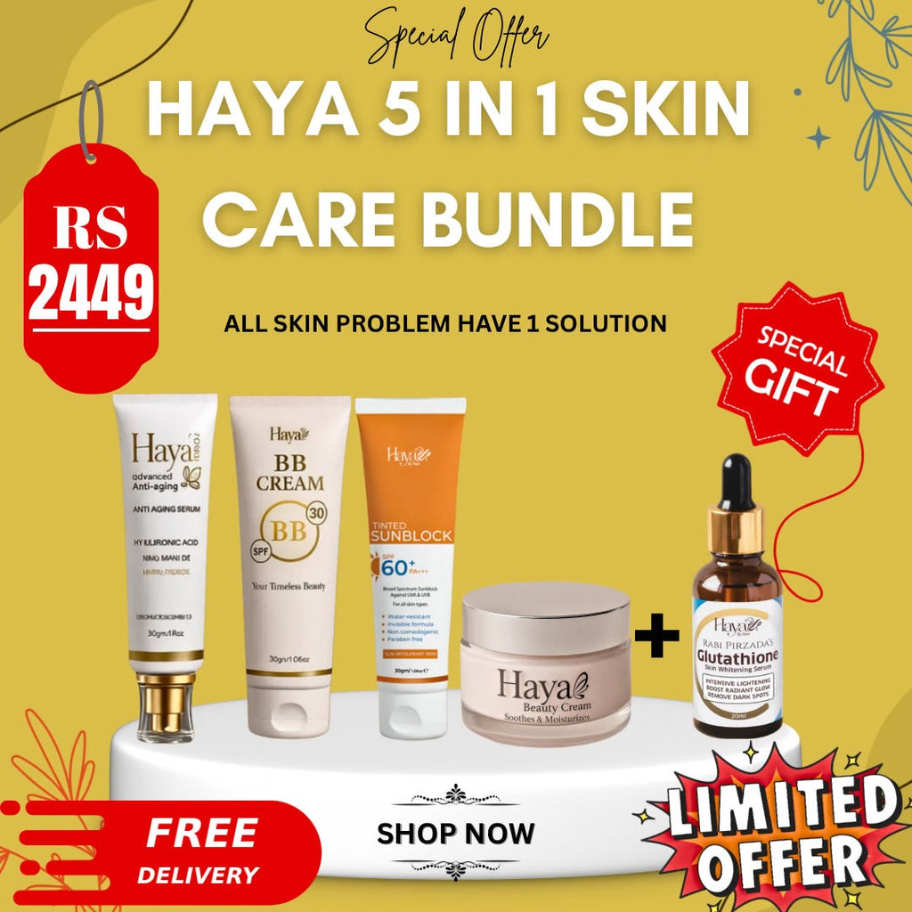 Haya Beauty 5-in-1 Kit – Free gift offe
