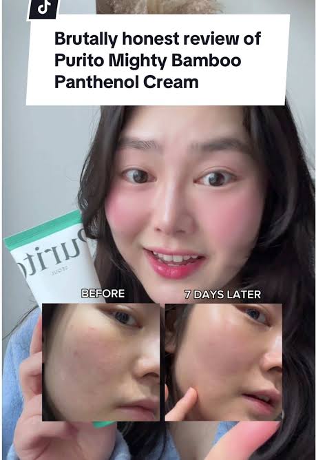 Purito Seoul (Bambo panthenol cream) orignal imported from Seoul (South Korea)