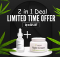 The Ordinary Niacinamide serum + The health healer night cream